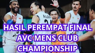 Hasil Volleyball AVC Mens Club Championship Pertandingan Bola Voli Jakarta Bhayangkara vs Al Rayyan [upl. by Greenwald]