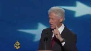 Clinton adlibbed some of the best lines in his convention speech [upl. by Wilser]