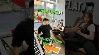 Make a PIANO SONG in less than 1 MINUTE👀🎹 piano music reaction pianochallenge pianomusic [upl. by Munster]