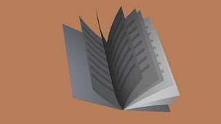 Animation of flipping a book  Detailed tutorial in After Effects  3D flip book animation [upl. by Asilanna]