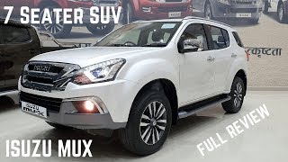 New Isuzu MUX 4WD SUV LUXURIOUS Interiors Powerful New Features  Isuzu MUX 7 Seater SUV [upl. by Asilehs]