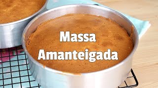 Massa Amanteigada  Como Fazer Massa Amanteigada Ideal para Bolos com Pasta Americana  Cakepedia [upl. by Azyl]