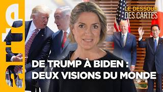 De Trump à Biden  quelle diplomatie américaine   Le Dessous des Cartes  ARTE [upl. by Venuti]