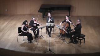 Carmel Quartet and Gilad Harel Mozart Clarinet Quintet [upl. by Azirb48]