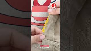 Handstitched hems Sewing tips Sewing bilochpuratips2diy needlework shorts [upl. by Ellinej98]