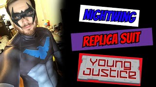 Young Justice Nightwing Cosplay Unboxing  ZentaiZone Review [upl. by Onek842]