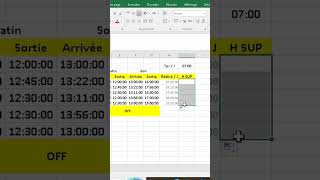 Comment calculer les heures supplémentaires quotidiennes sur excel [upl. by Sibylla]