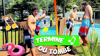 TERMINE LES PAROLES OU LE PERDANT TOMBE DANS LA PISCINE [upl. by Burny]