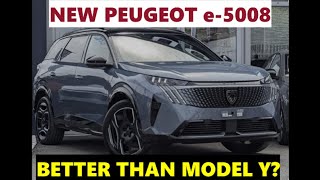 All New Peugeot e5008 EV  Just Arrived UK [upl. by Refenej]