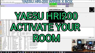 YAESU HRI200 ACTIVATE YOUR ROOM plus Settings [upl. by Seabrook]