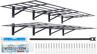 VEVOR Garage Storage Shelving 2 Pack 6 x 2 ft Heavy Duty Review [upl. by Rozina]