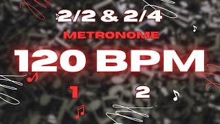 120 BPM  22 amp 24 Metronome [upl. by Kylen]