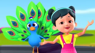 Nache re mor नाचे रे मोर Hindi Cartoon Videos and Bacchon Ki Rhymes [upl. by Ailuy790]