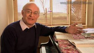 John Rutter on the Requiem 2 Liturgical settings [upl. by Ecyle]