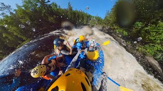 Whitewater Rafting in the Upper Peninsula of Michigan  True North Outpost [upl. by Eniledam]