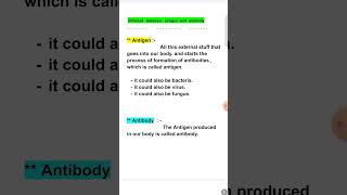 Different between antigen or antibiotic antigen ampAntibody किसे कहते है Microbilogy ❤️❤️🙏 [upl. by Maureene]