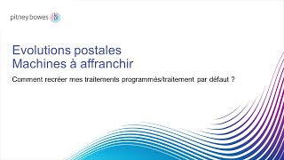 Comment recréer mes traitements programmés ou traitement par défaut [upl. by Past]