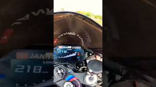 Super bike bmwS1000rr public road race S1000rr wheelie reaction😱Motovloggerjannustuntss1000rr [upl. by Stempien659]