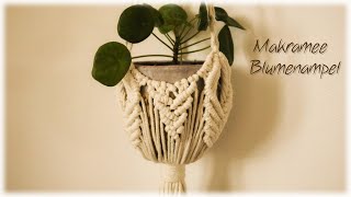 Makramee Blumenampel 6  DIY  Macrame Plant Hanger [upl. by Tichonn]