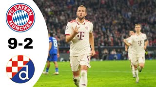 Bayern München VS Dinamo Zagreb 92 Highlights  Champions League 20242025 [upl. by Center]