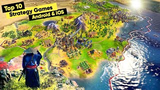 Top 10 STRATEGY GAMES FOR Android amp iOS  Top 10 New RTS Games 2023 [upl. by Anelrihs]