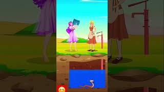 सांप और खजाना snack and money fairy tales Please subscribe my channel cartoon shorts animation [upl. by Hamford]