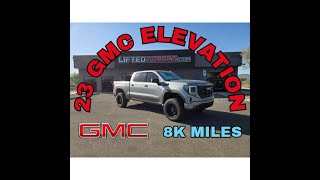 2023 GMC ELEVATION STOCK T26787 BDS LIFT KIT FUEL WHEELS NITTO TIRES 8K MILES [upl. by Nnylaj]