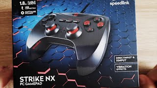 unboxing speedlink strike nx pc gamepad [upl. by Salb]