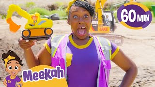 Meekahs Toy Excavator Song  1 Hour of BLIPPI and Meekah Music  Educational Songs For Kids [upl. by Noxid]