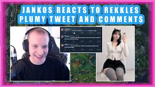 Jankos Reacts to PLUMY Tweet and Comments 👀 [upl. by Venola]