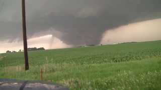 EF4 Tornado  Wisner NE in full attack 16 June 14 [upl. by Avelin583]