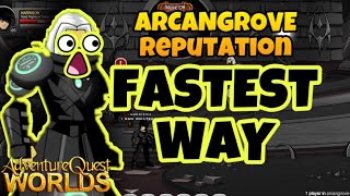 AQW  The ONLY Guide You NEED To Rank ARCANGROVE REPUTATION FAST 2 METHODS NONMEMBER 2020 [upl. by Casilda577]