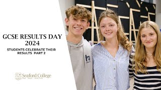 Seaford College GCSE Results Day 2024  Students Part 2 [upl. by Zetram]