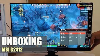 MSI Optix G2412 Unboxing  Budget Gaming Monitor 144hz [upl. by Fita]