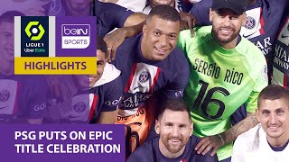 PSG puts on epic title party  Ligue 1 2223 Moments [upl. by Goerke]