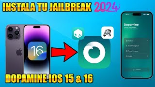 Como hacer el JAILBREAK en iOS 15  1661 con Dopamine en el 2024 [upl. by Sisxela]