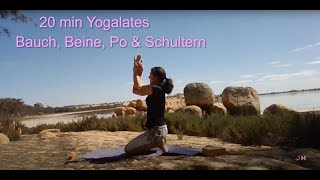 20 Min Yogalates aus Australien  Bauch Beine Po amp Schultern [upl. by Ursas372]