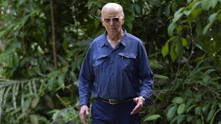 Bizarre Joe Biden disappears into Amazon rainforest [upl. by Fariss]