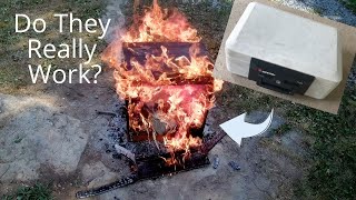 Do quotFire Protectionquot Lock Boxes Really Protect Valuables in a Fire Testing the Sentry 1100 [upl. by Akihc388]