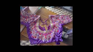 Meesho embroidery blouse pieces S449843345S393647653 [upl. by Suhail]