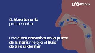 ¿Cómo dejar de roncar Remedios caseros que puedes aplicar según expertos [upl. by Oludoet]