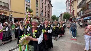 Procesión de San Antoniu en Cangas de Onís  El Fielato y El Nora [upl. by Cusack]