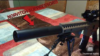 Norvitsch Suppressor on DPMS SBR [upl. by Nerraf]