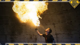 How to Breathe Fire TKOR Dishes On Fire Breathing How To Spit To Fire Eating Fire and More [upl. by Bruyn]