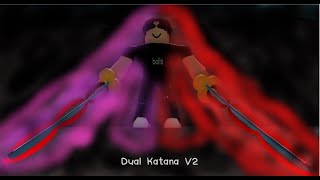 How to get Dual Katana V2  Showcase in Rock Fruit [upl. by Eniffit]