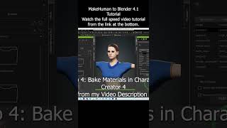 MakeHuman to Blender 41 Tutorial blender makehuman tutorial [upl. by Pliske]