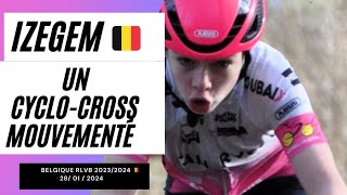 Izegem en Belgique  un cyclocross mouvementé [upl. by Onairam]