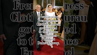 Clotilde Courau s wedding dress story dress fashion iconic shorts wedding royalfamily [upl. by Prud579]