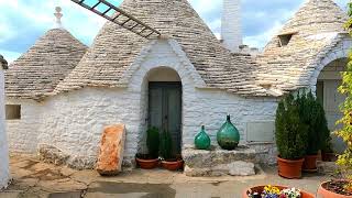 ALBEROBELLO 4k UHD 60 fps Italy walking tour in 4k Puglia [upl. by Ibob]