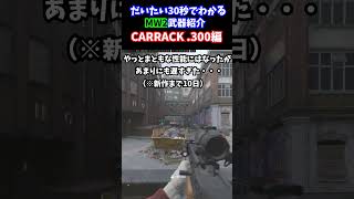 【だいたい30秒でわかる】MW2武器紹介：CARRACK 300編【CoDMW3】【CoDMW2】【杠葉 鈴】【新人vtuber 】shorts cod mw3 mw2 [upl. by Ytinirt]